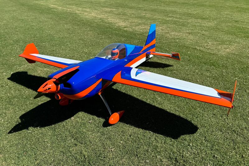 Extreme Flight - Slick 580 EXP 67", White/Blue/Orange ARF Kit