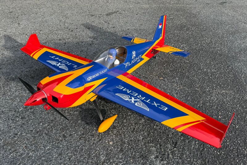 Extreme Flight - Cap 580 67", Blue/Yellow/Red RxR (Receiver Ready - PNP)
