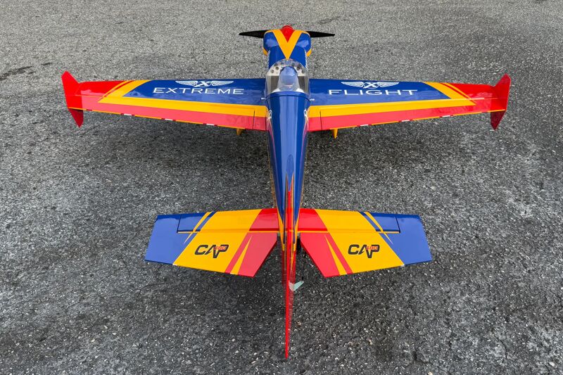Extreme Flight - Cap 580 67", Blue/Yellow/Red RxR (Receiver Ready - PNP)