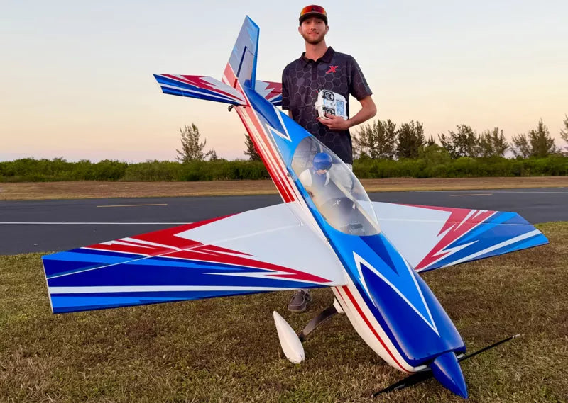 Extreme Flight - Extra 300 105", Blue/White ARF Kit