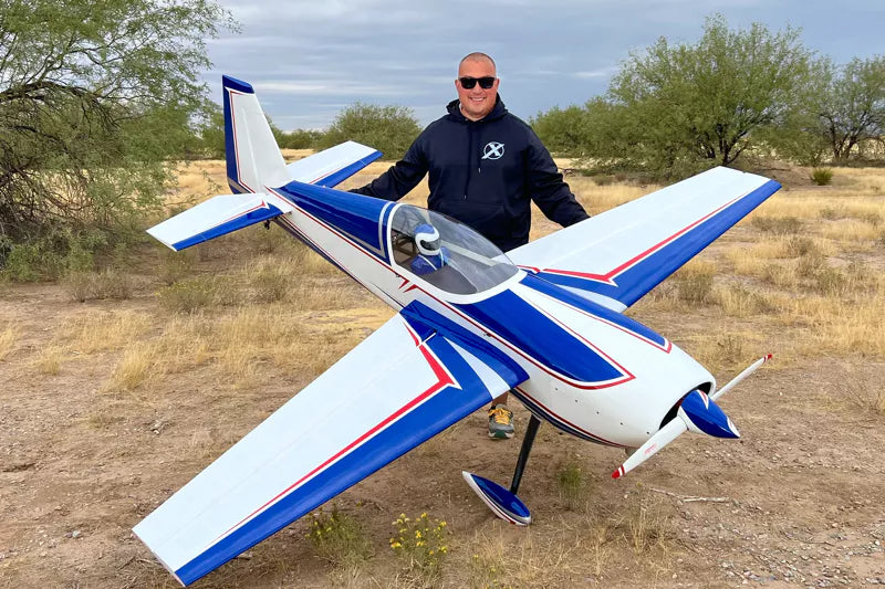 Extreme Flight - Extra 260 120", Blue/White ARF Kit