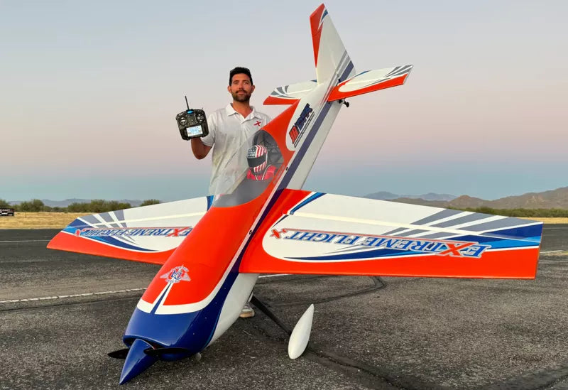 Extreme Flight - Extra 260 120", Orange/Blue ARF Kit