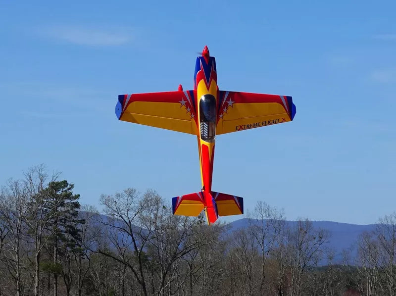 Extreme Flight - Extra 300 EXP 70" V2, Yellow/Red/Blue ARF Kit