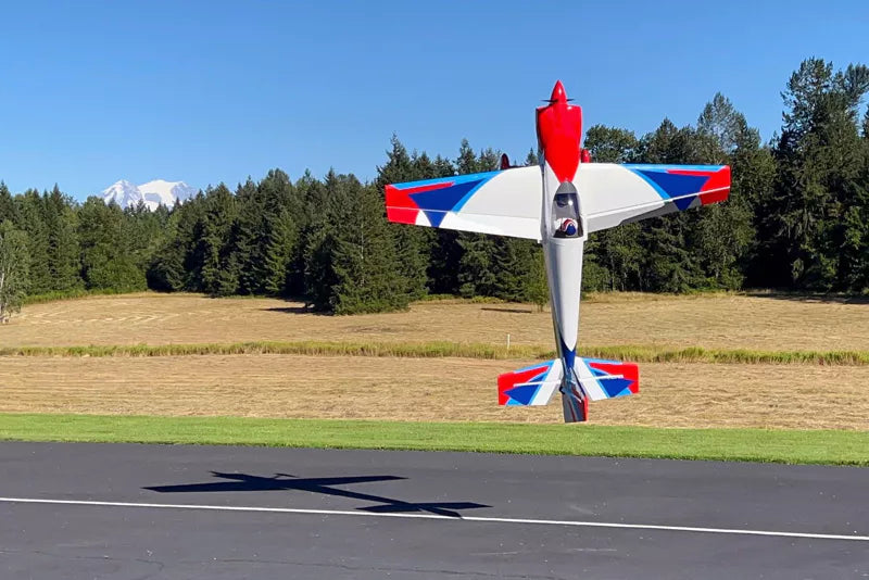 Extreme Flight - Laser 104" EXP V2, Red/White/Blue/Silver ARF Kit