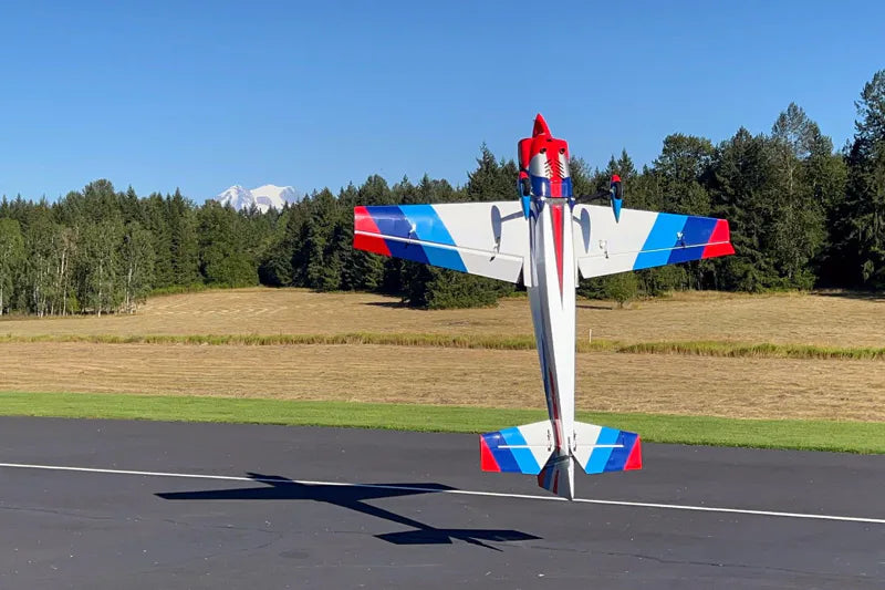 Extreme Flight - Laser 104" EXP V2, Red/White/Blue/Silver ARF Kit