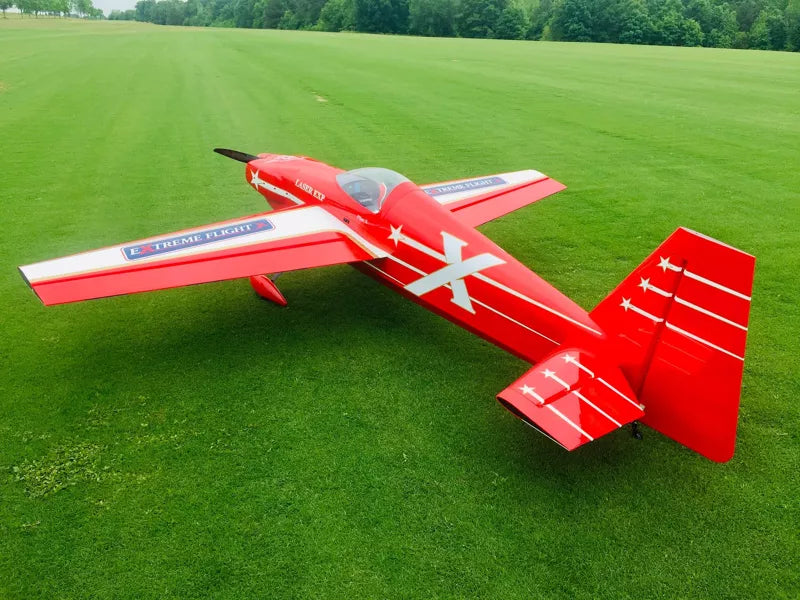 Extreme Flight - Laser 125" EXP V2, Red ARF Kit (2 Cylinder Version)