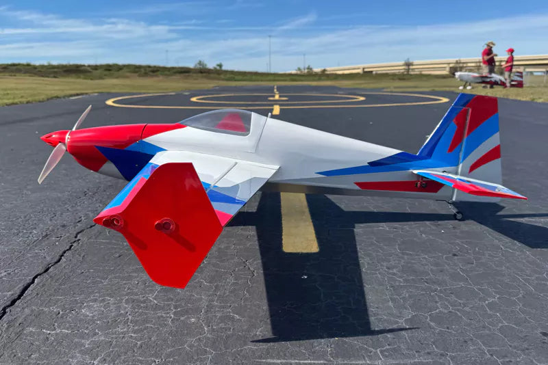 Extreme Flight - Laser 49", White/Blue/Red/Silver ARF Kit