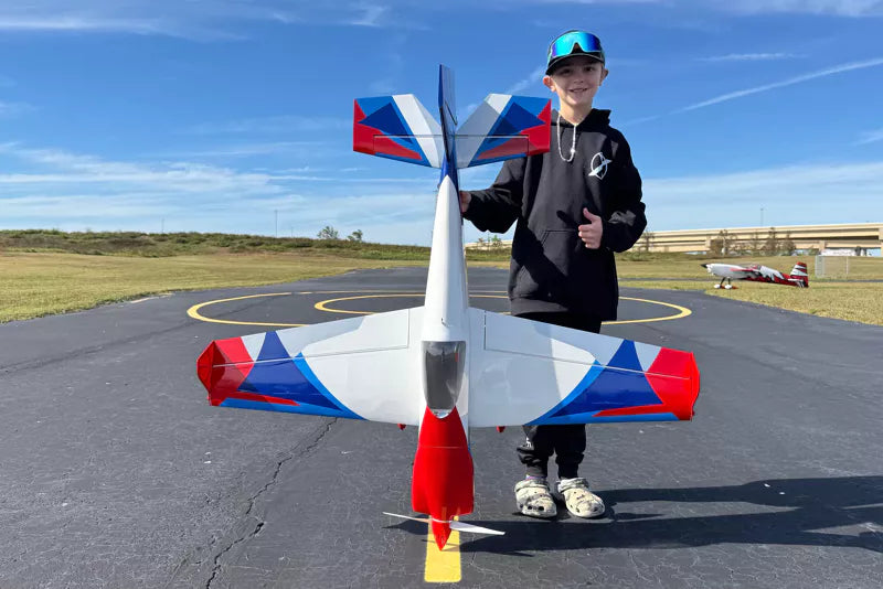 Extreme Flight - Laser 49", White/Blue/Red/Silver ARF Kit