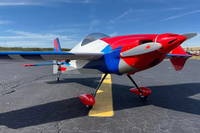 Extreme Flight - Laser 49", White/Blue/Red/Silver RXR