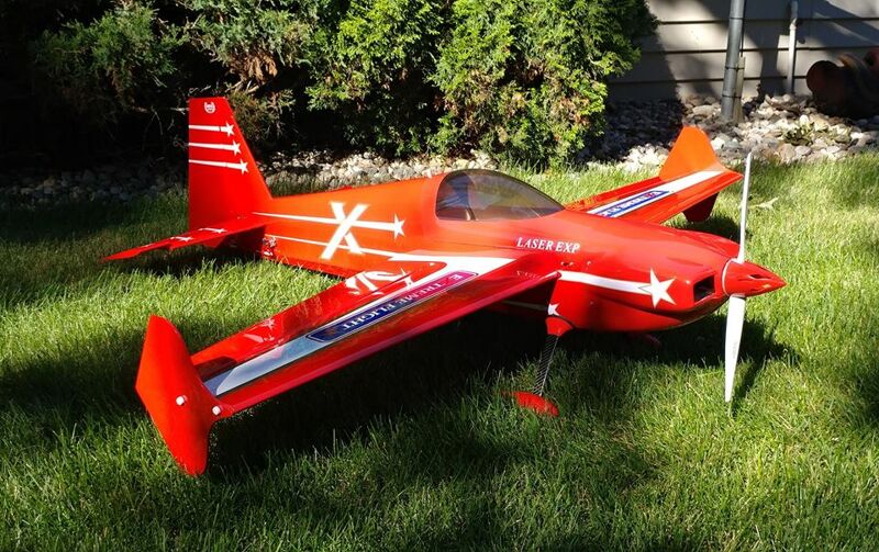 Extreme Flight - Laser 60" EXP V3, Red RxR (Receiver Ready - PNP)