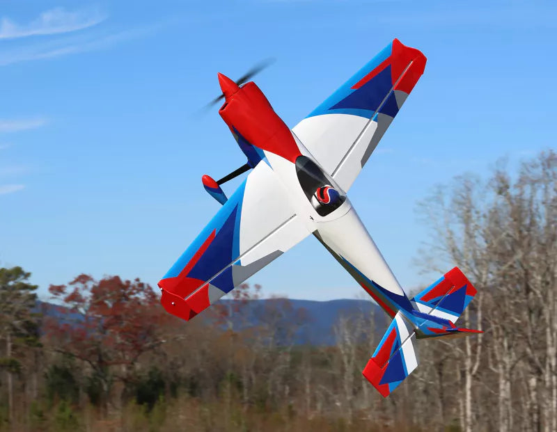 Extreme Flight - Laser 85", White/Blue/Red/Silver ARF Kit