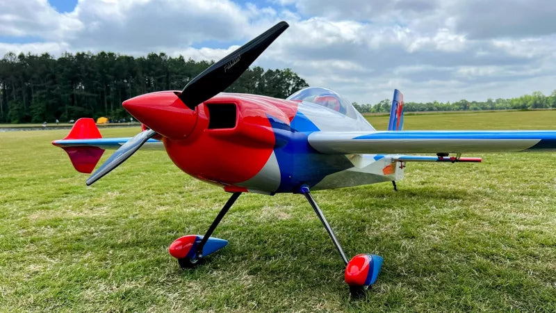 Extreme Flight - Laser 85", White/Blue/Red/Silver ARF Kit