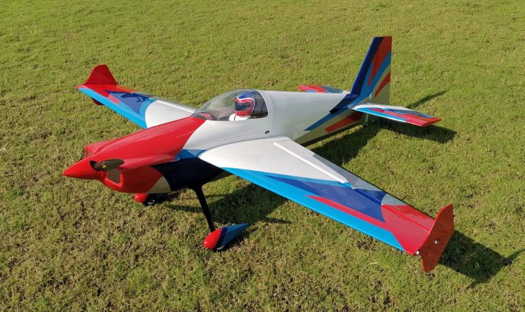 Extreme Flight - Laser 91" EXP V2, Red/White/Blue/Silver ARF Kit