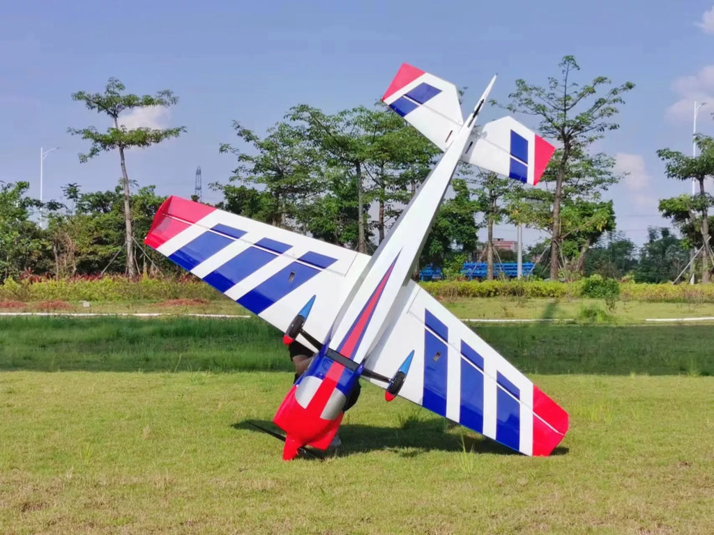 Extreme Flight - Laser 91" EXP V2, Red/White/Blue/Silver ARF Kit
