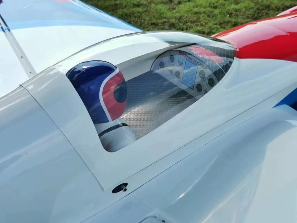 Extreme Flight - Laser 91" EXP V2, Red/White/Blue/Silver ARF Kit