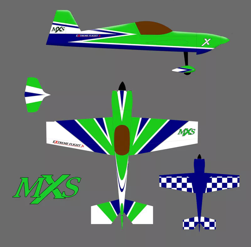 Extreme Flight - MXS 85", Green ARF Kit