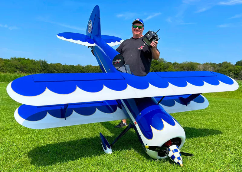 Legacy - 110" Muscle Bipe - Blue/White