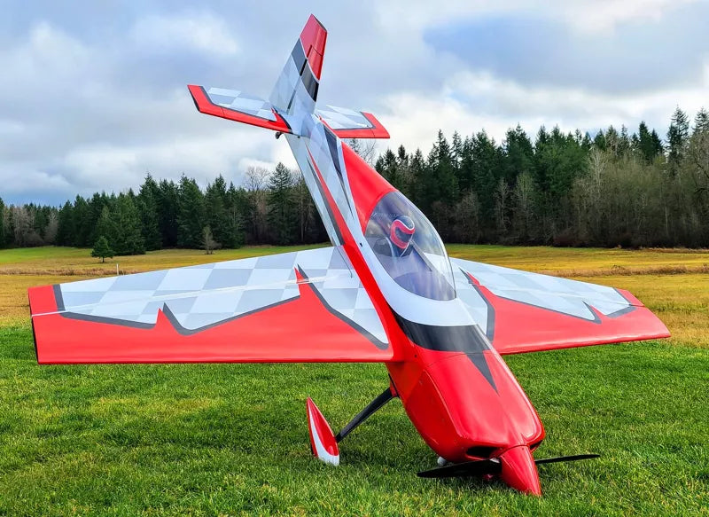 Extreme Flight - Slick 580 114", Red/Silver ARF Kit