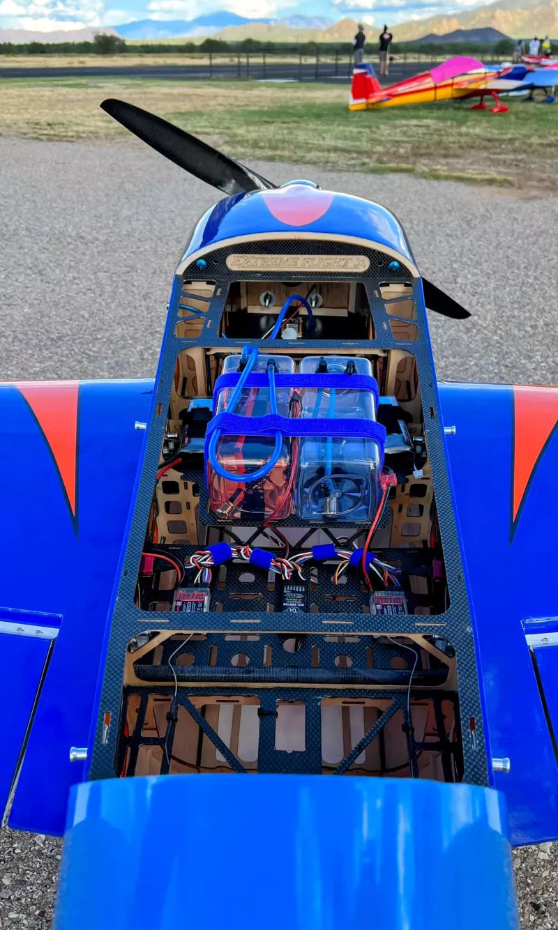 Extreme Flight - Slick 580 EXP 105.5" V2, White/Blue/Orange ARF Kit