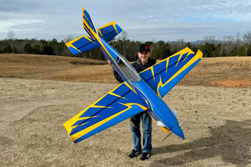 Extreme Flight - Turbo Raven 85", Blue/Yellow ARF Kit
