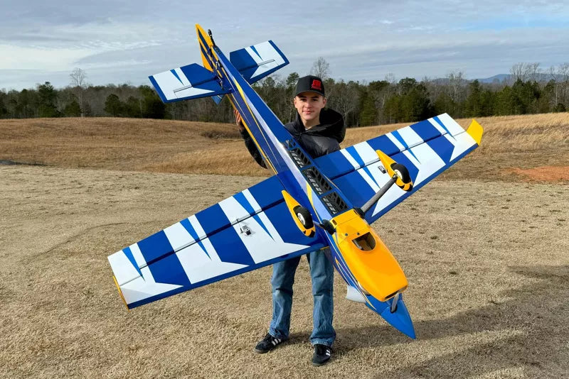 Extreme Flight - Turbo Raven 85", Blue/Yellow ARF Kit