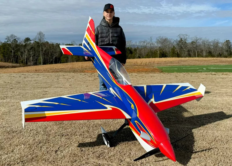 Extreme Flight - Turbo Raven 85", Red/Blue ARF Kit