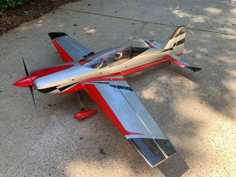 Extreme Flight - Extra NG 104" V2, Red/Silver ARF Kit