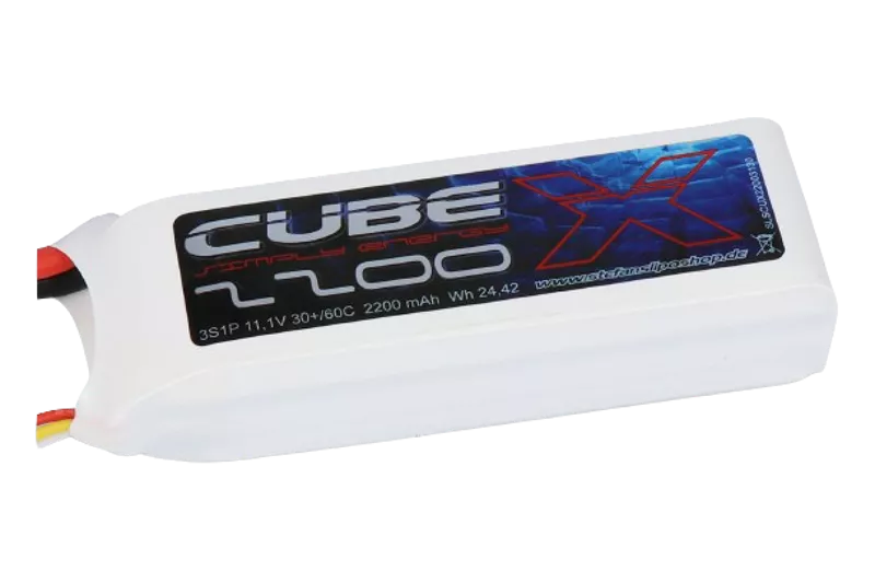 SLS X-Cube 2200mAh 3S1P 11,1V 30C/60C Lipo Battery XT60